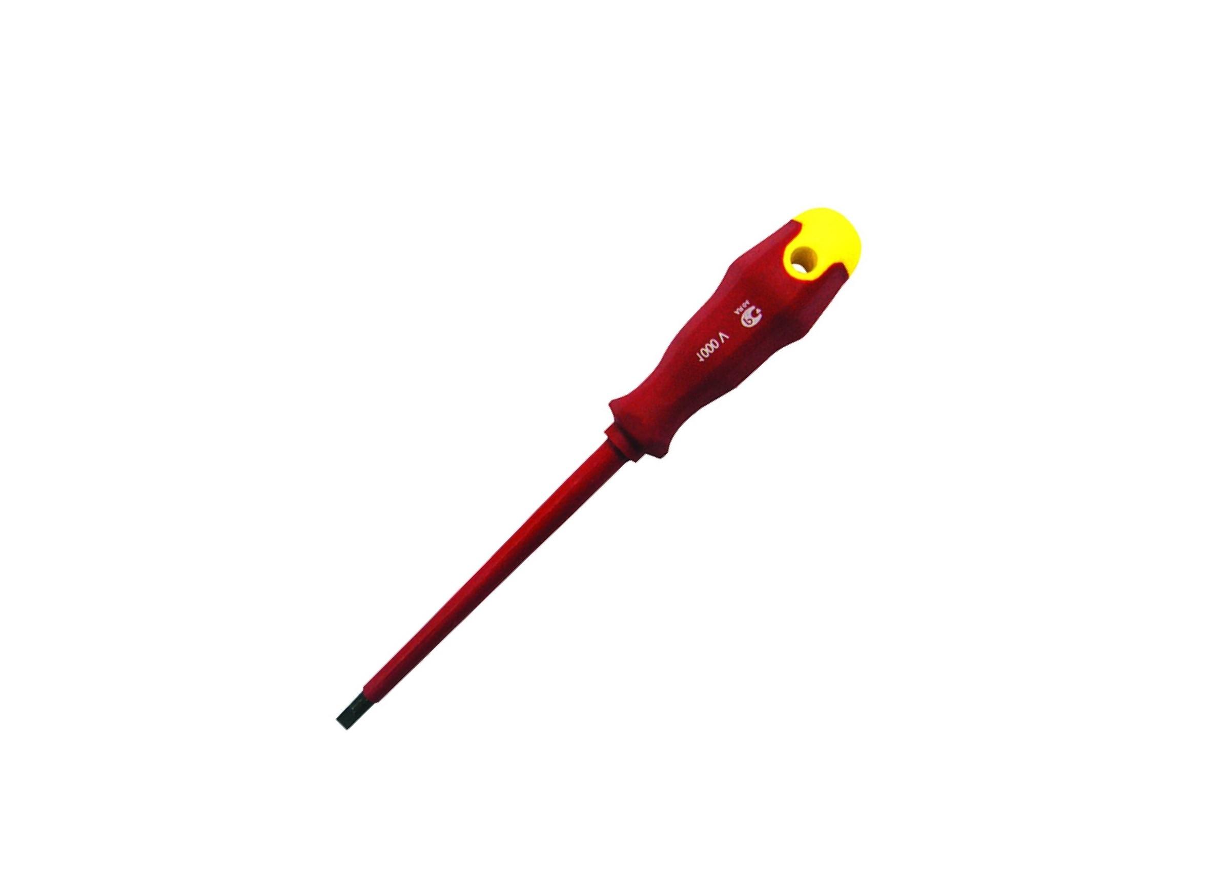 Отвертка диэлектрическая шлицевая Biber 85594 SL 6,5х150мм тов-079411