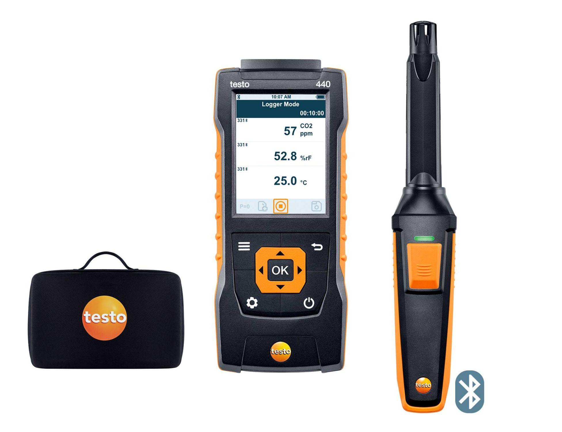 Комплект CO2 c Bluetooth Testo 440 (0563 4405) 0563 4405