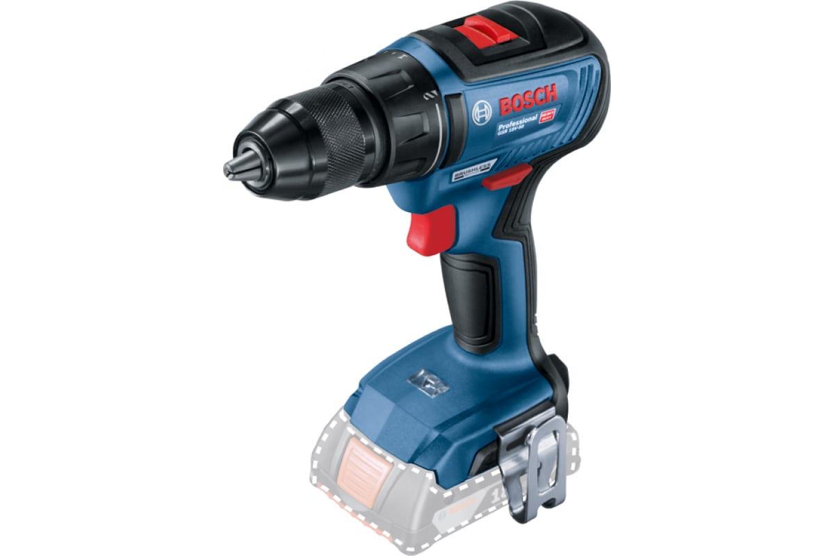Дрель-шуруповерт аккумуляторная BOSCH GSR 18 V-50 без АКБ и ЗУ 06019H5002