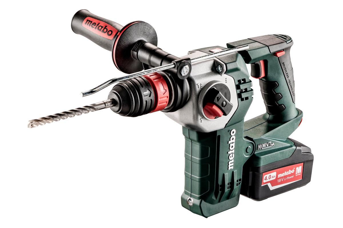 Перфоратор аккумуляторный METABO KHA 18 LTX BL 24 Quick 2х4.0 Ач, бесщеточный 600211500