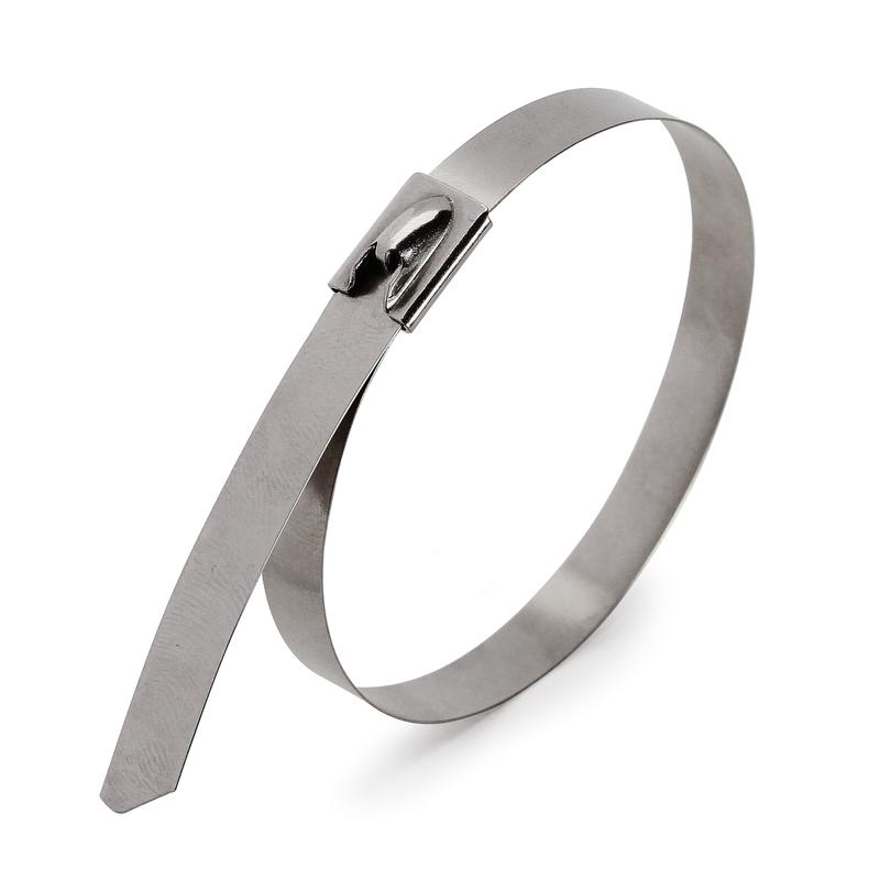 Хомут металлический FORTISFLEX СКС (304) 7.9х500 10шт. 78725