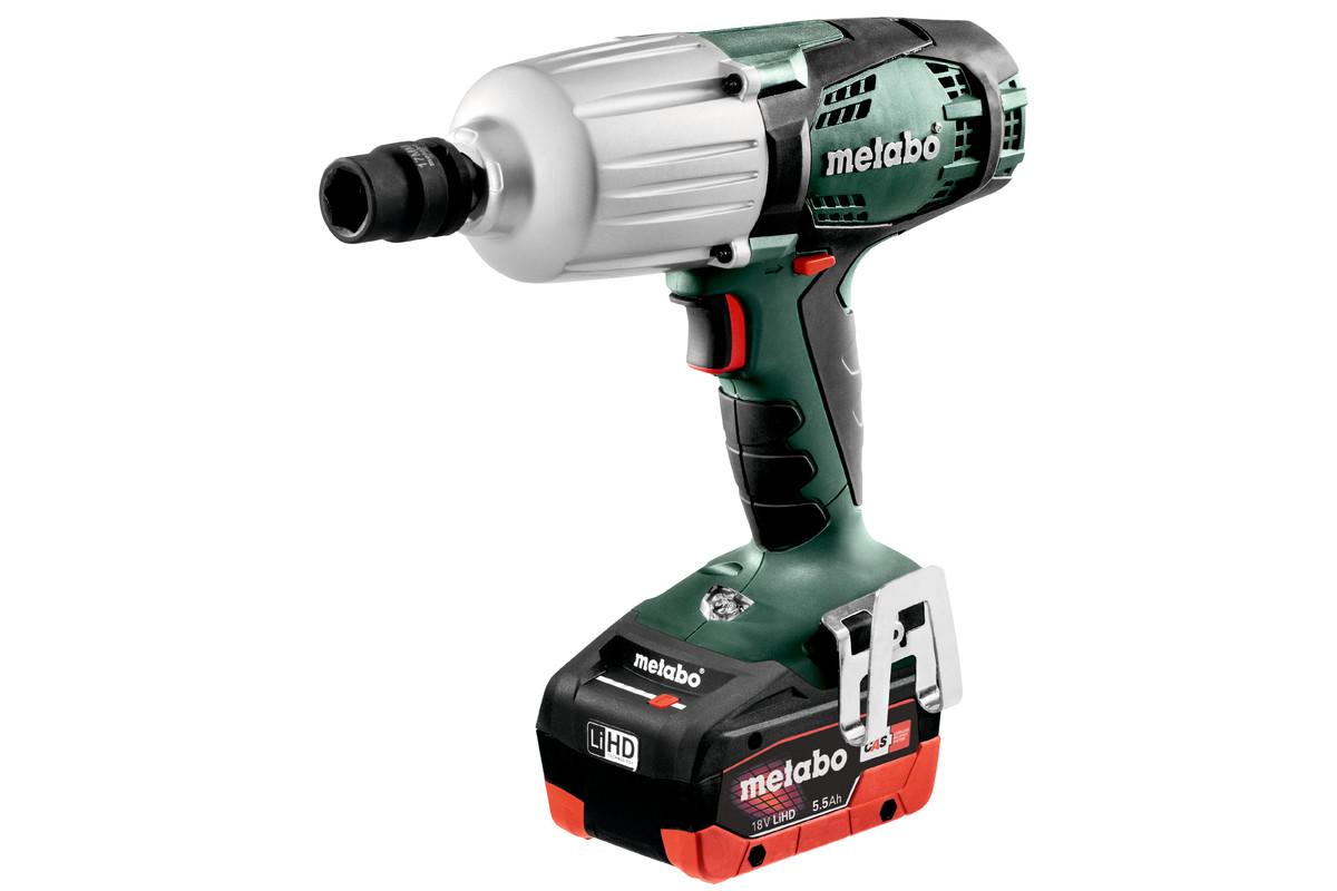 Гайковерт аккумуляторный METABO SSW 18 LTX 5,5 Ач LiHD 600 ударный 602198660