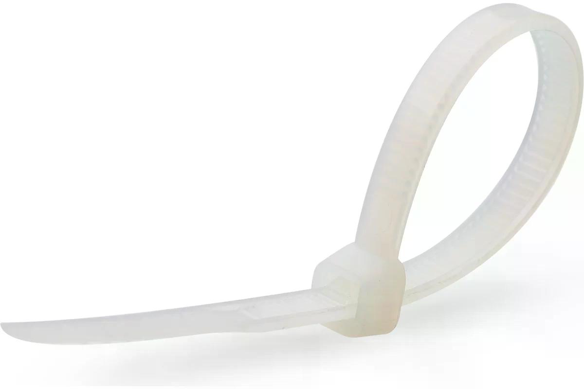 Хомут пластиковый FORTISFLEX КСС 12х750, белый, 100шт. 50024