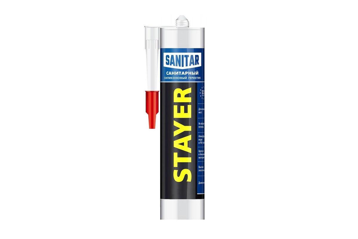 Герметик STAYER MASTER санитарный, белый 41215-0_z01