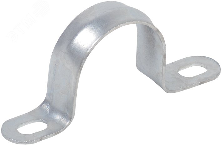 Скоба металлическая IEK ELASTA крепежная двухлапковая d48-50мм CMAT11-48-050