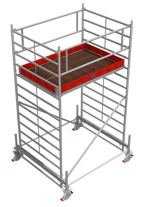 Вышка-тура алюминиевая KRAUSE STABILO 500 Н- 4,4 м 735058 735058