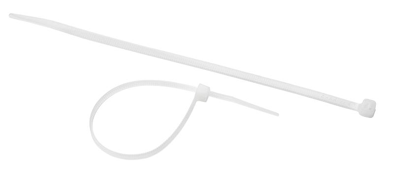 Хомут пластиковый SORMAT JS+ 7,5 х 370 белый 9640017038