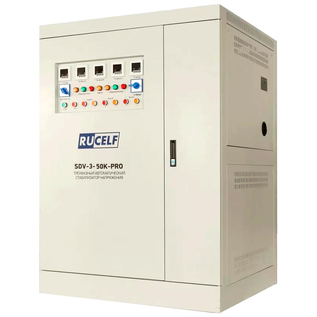Стабилизатор напряжения трехфазный RUCELF SDV-3-50K-PRO