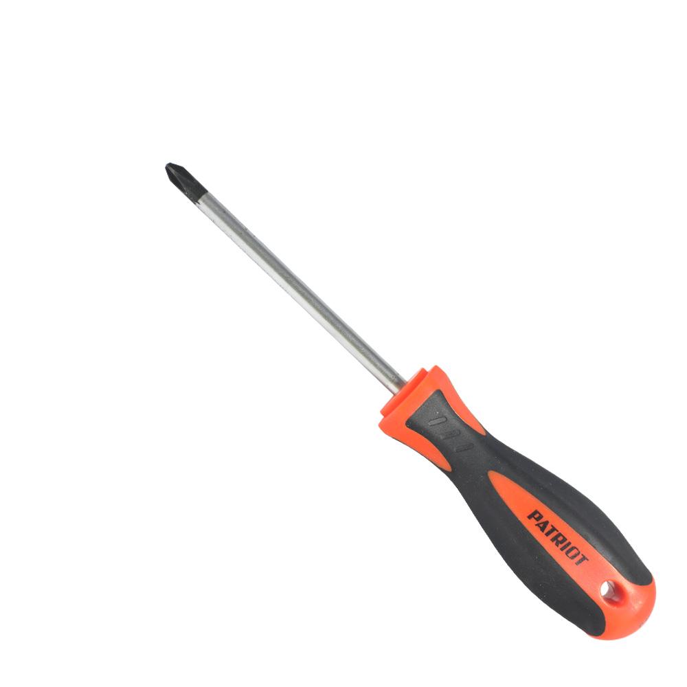 Отвертка крестовая PATRIOT PH2x100, CR-V,магнитная 350003032