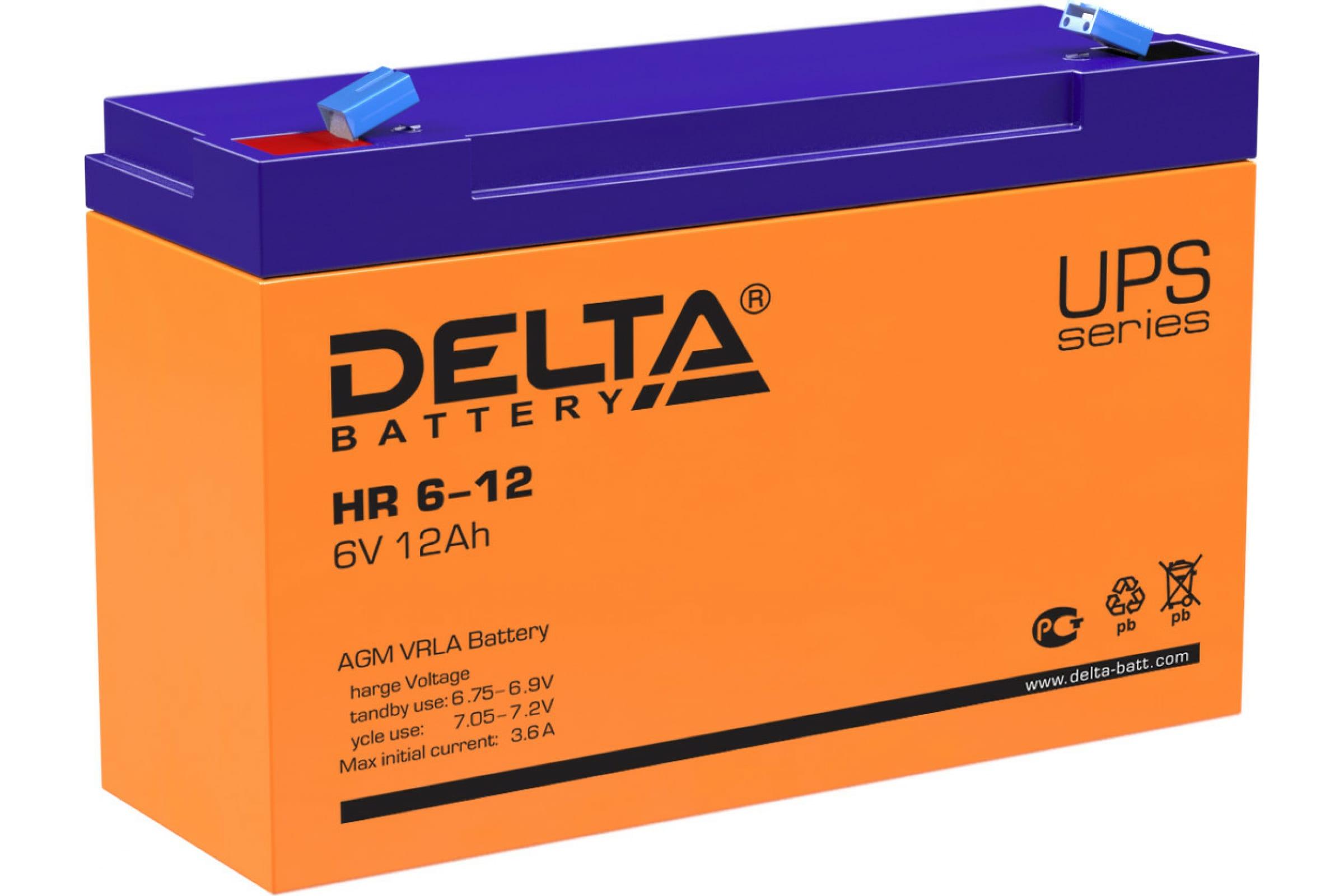 Аккумулятор Delta HR 6-12