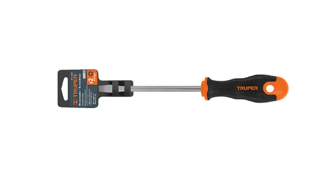 Отвертка крестовая TRUPER DP-1/4X6B PH 2 х 150 мм 14079