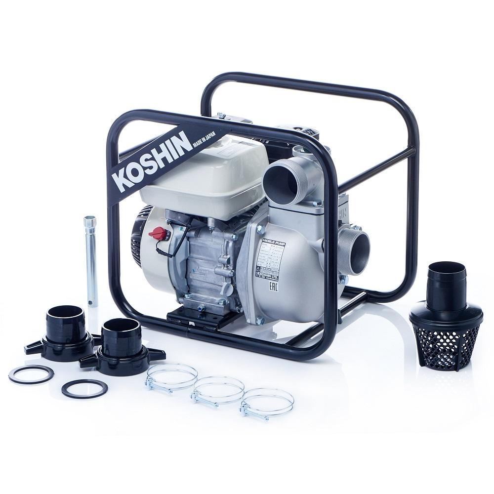 Мотопомпа бензиновая KOSHIN SEH 80JP для слабозагрязненной воды SEH-80JP