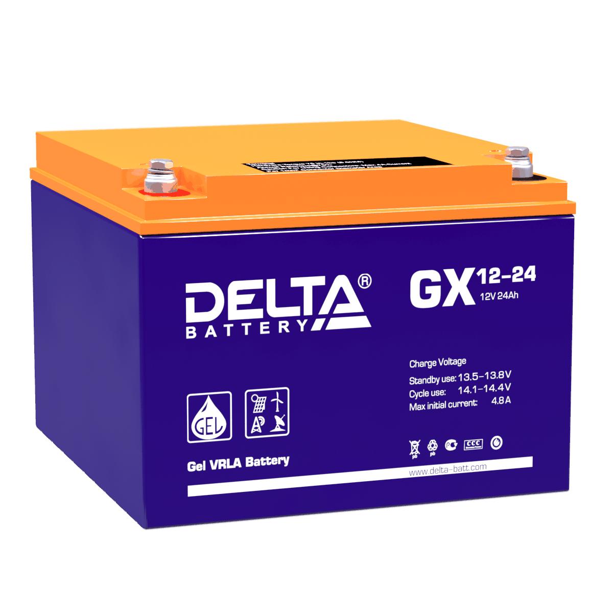 Аккумулятор Delta GX 12-24 (GEL)