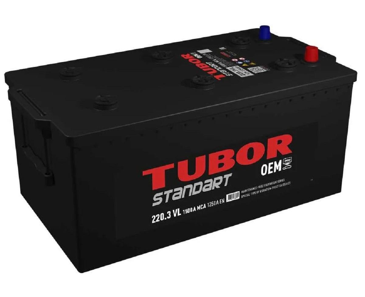 Аккумулятор TITAN STANDART 220.3 VL 1250А конус 4607008887044
