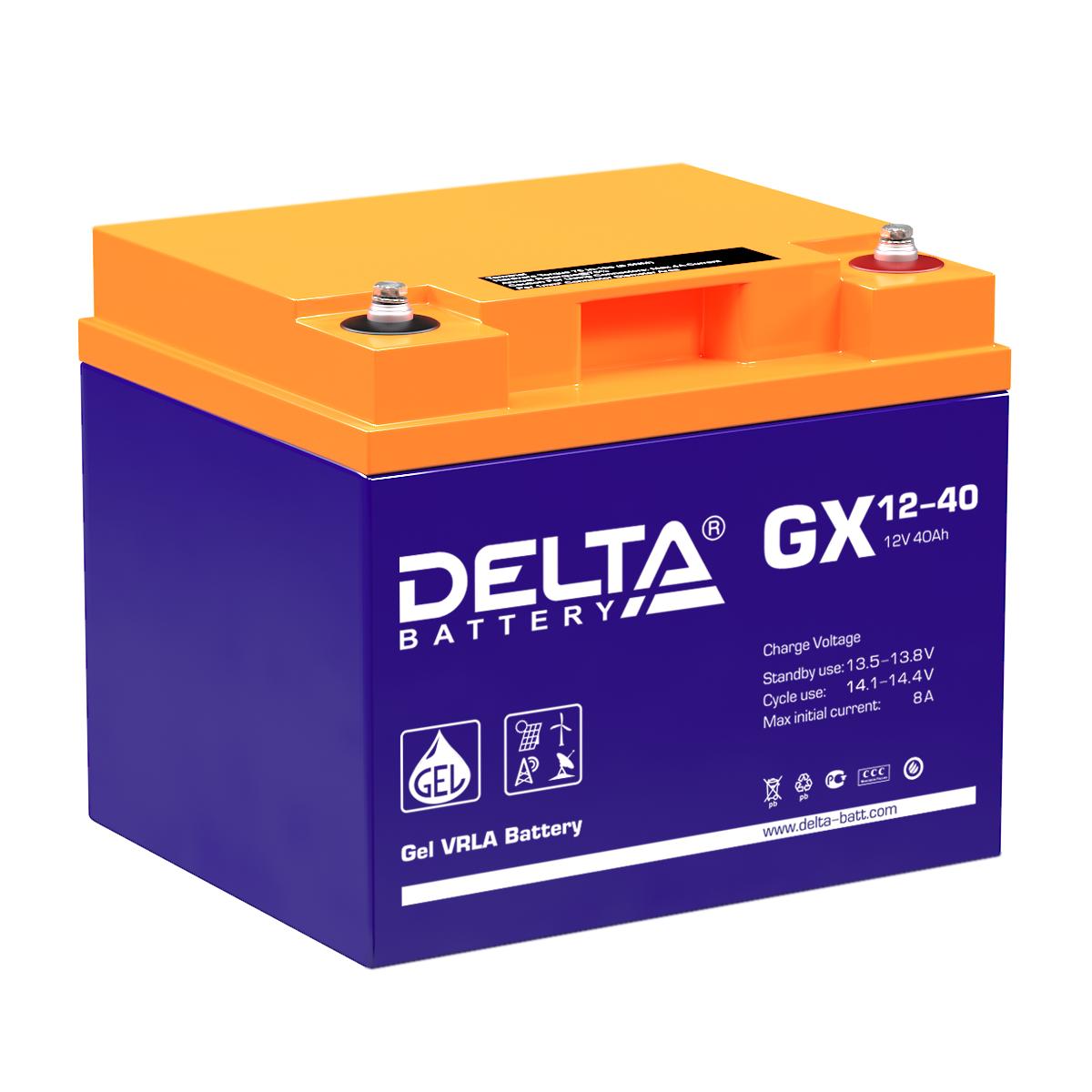 Аккумулятор Delta GX 12-40 (GEL)