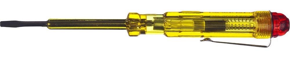 Отвертка индикаторная STAYER "STANDARD" 100-500В, 140 мм, 2571-14 2571-14_z01