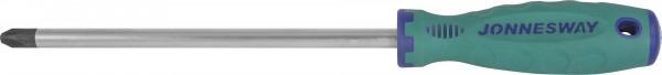 Отвертка крестовая JONNESWAY D71P4200 ANTI-SLIP GRIP, PH4 х 200 мм 049117