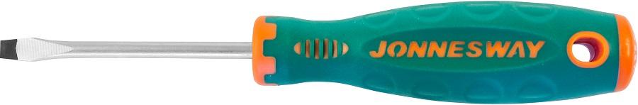 Отвертка шлицевая JONNESWAY D71S575 ANTI-SLIP GRIP, SL5.5х75 мм