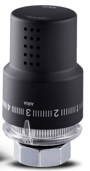 Термоголовка жидкостная ROYAL THERMO Design М30х1,5 черная RTO 07.0008 НС-1404970