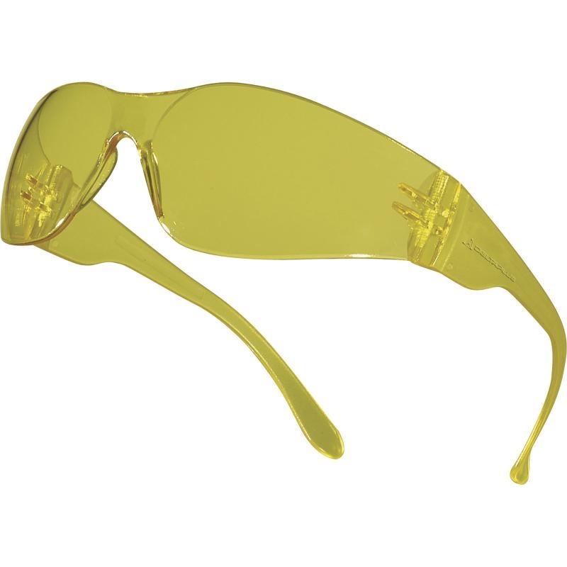 Очки защитные Delta Plus BRAVA2 YELLOW открытые с желтой линзой BRAV2JA