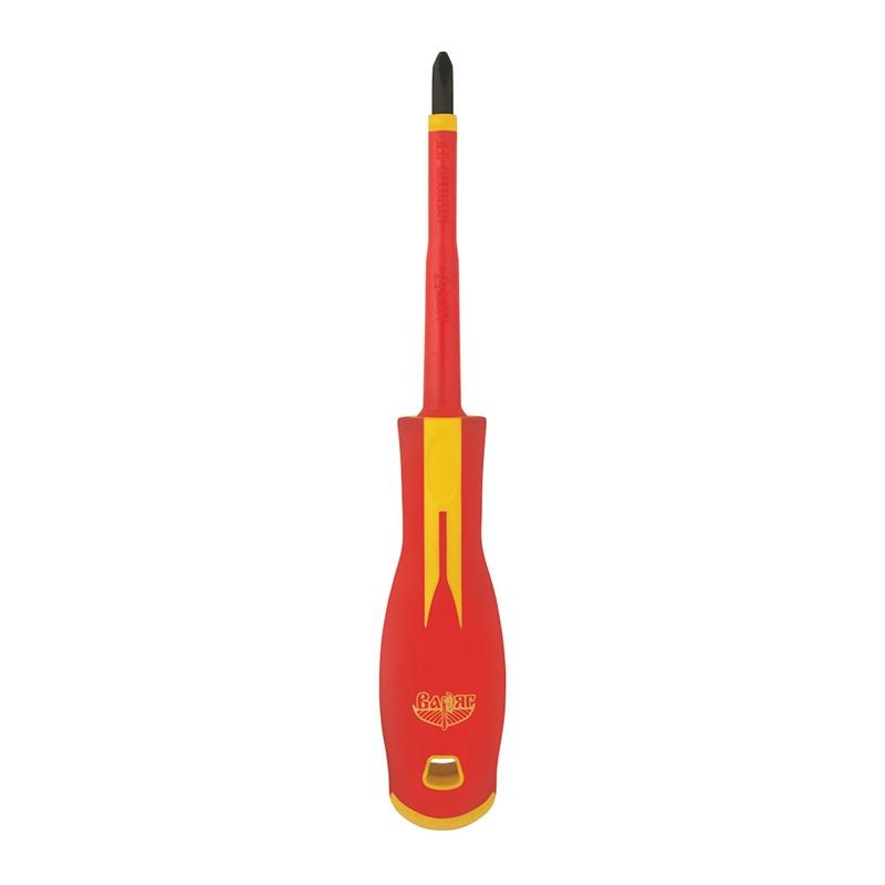 Отвертка диэлектрическая ВАРЯГ 86058 SVCM сталь, ph 1x80мм тов-156329