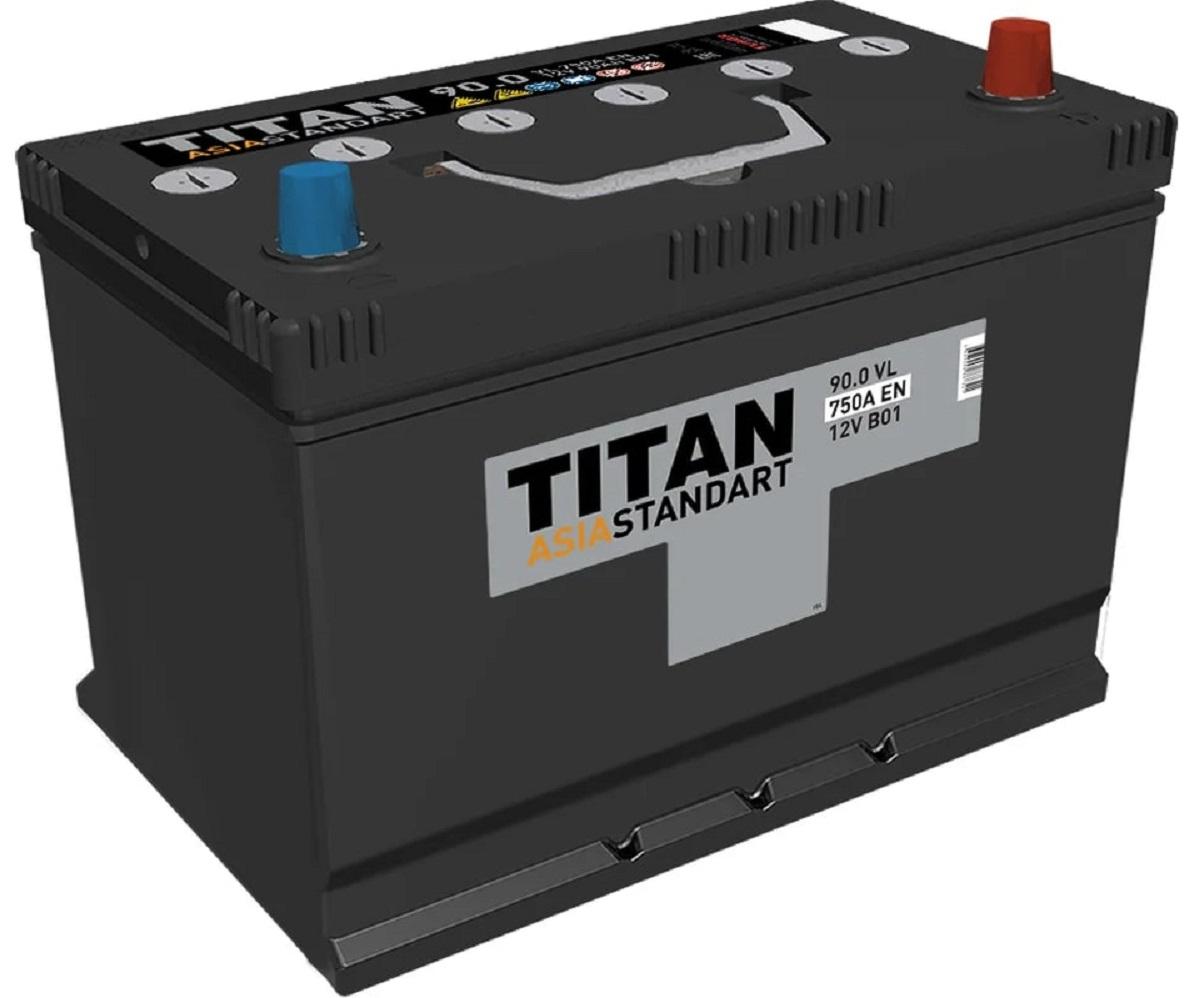 Аккумулятор TITAN ASIA STANDART 90.0 VL B01 750А 4607008887341