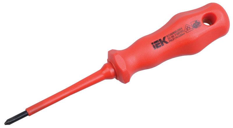Отвертка крестовая IEK Profi Ph2х100мм 1000в TSC-3PH-2100
