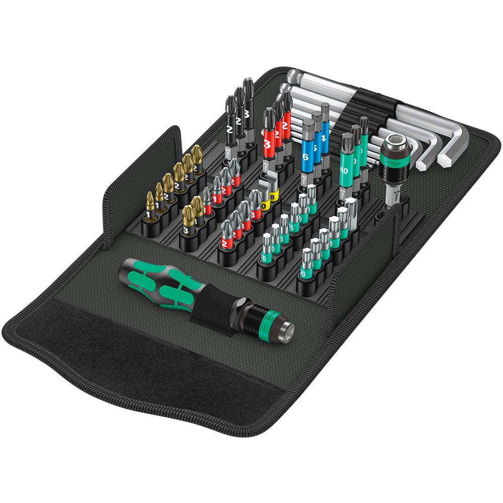 Отвертка с битами WERA Kraftform Kompakt 100 52 предмета WE-057460 WE-057460