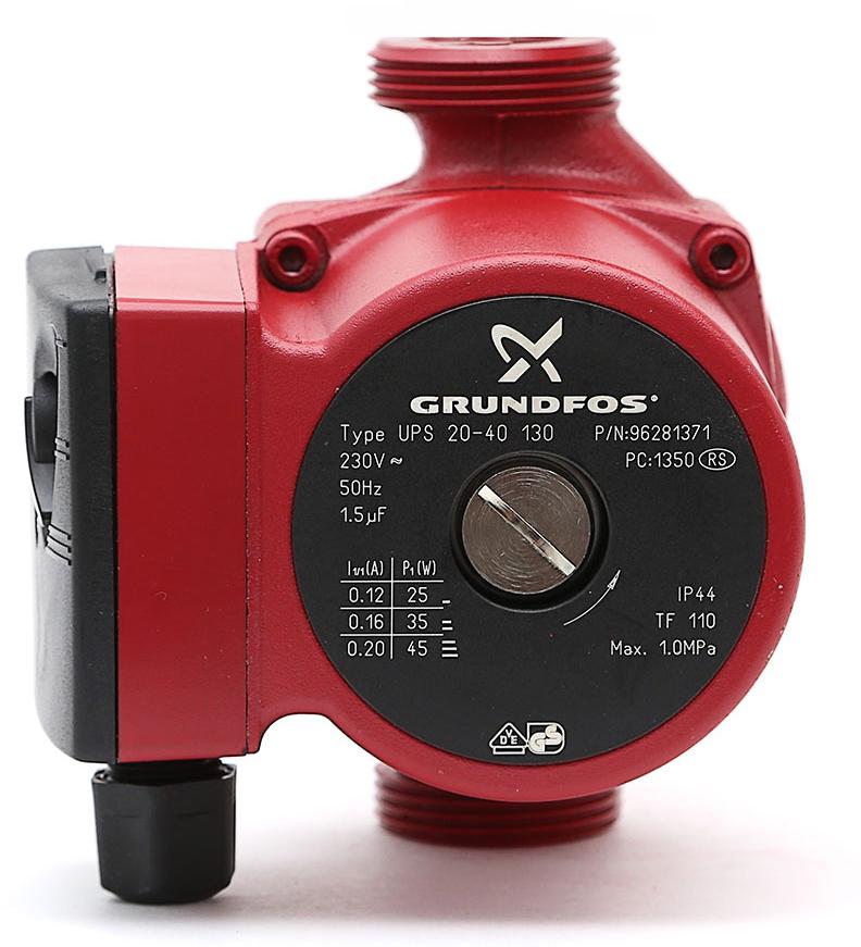 Насос циркуляционный GRUNDFOS UPS 20- 60 130 96281472 НС-0027417