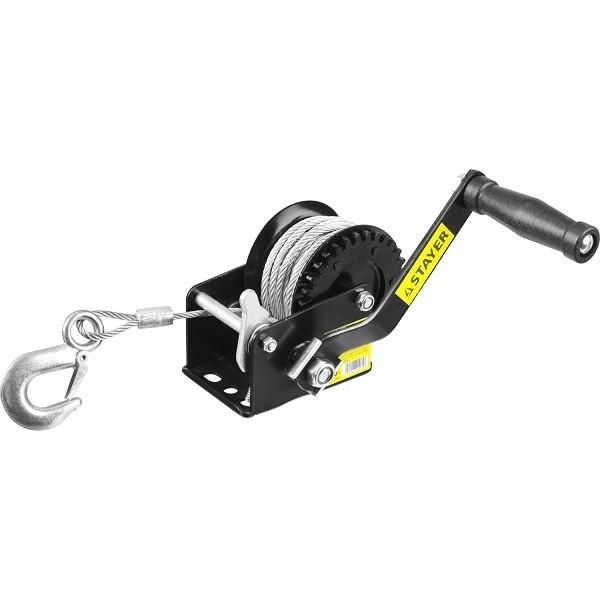 Лебедка барабанная STAYER 43112-05 (0,45 т - 8 м) 43112-0.5