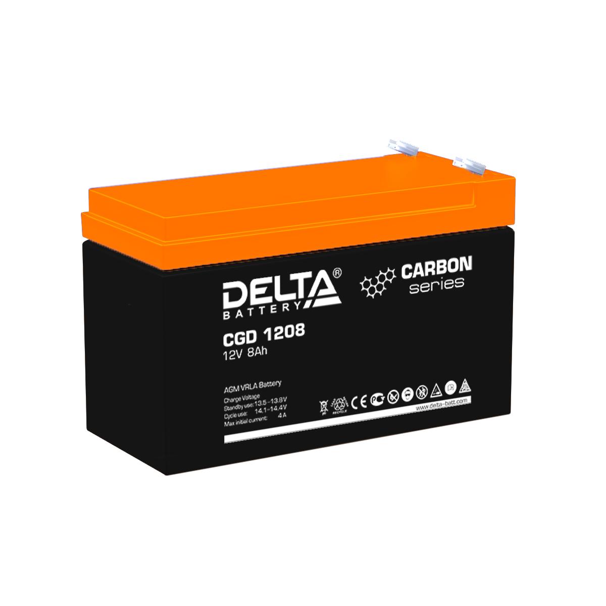 Аккумулятор Delta CGD 1208 (AGM) Carbon