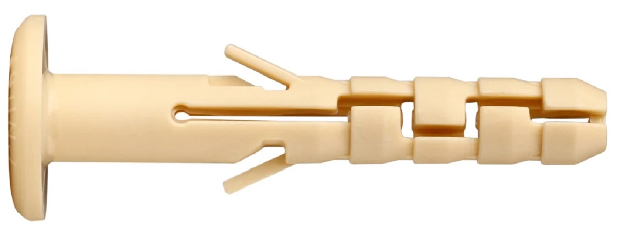 Дюбель распорный нейлоновый ЕВРОПАРТНЕР PND F 6 x 40 (250 шт.) конт М. 86956