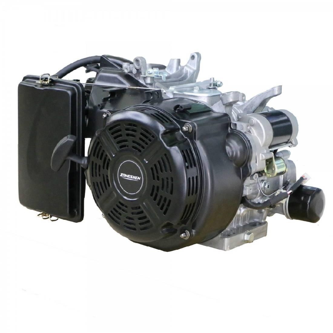 Бензиновый двигатель ZONGSHEN GB 620E 20 л.с. (вал 25 мм, эл. стартер) 1T90QX620
