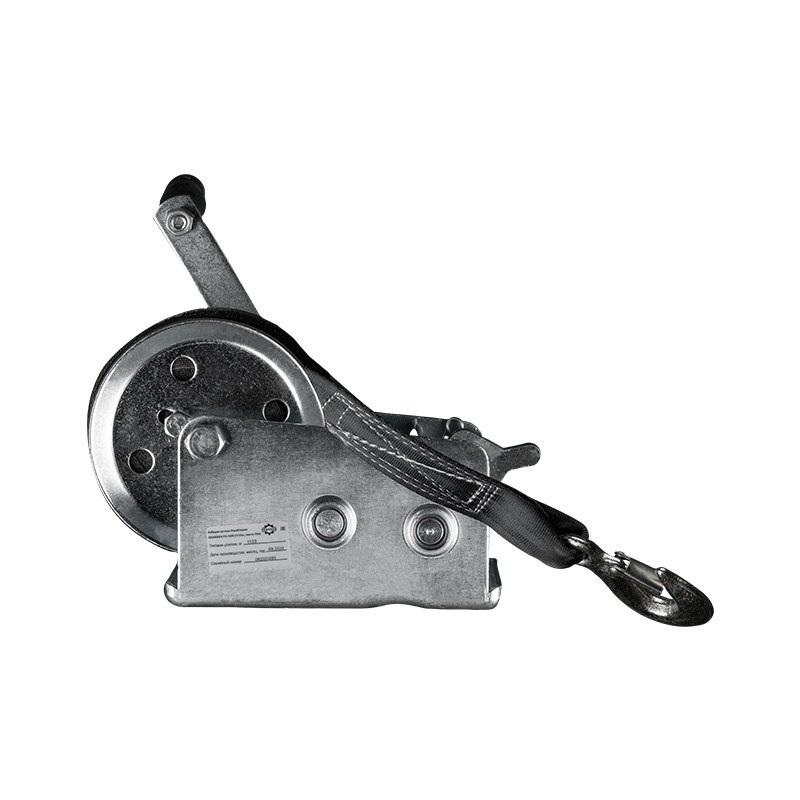 Лебедка барабанная Gearsen FD-1000 ручная (1133кг, лента 10м) GFDL 1110