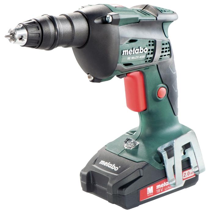Аккумуляторный шуруповерт METABO SE 18 LTX 4000 2x2.0 Ач. 620048500