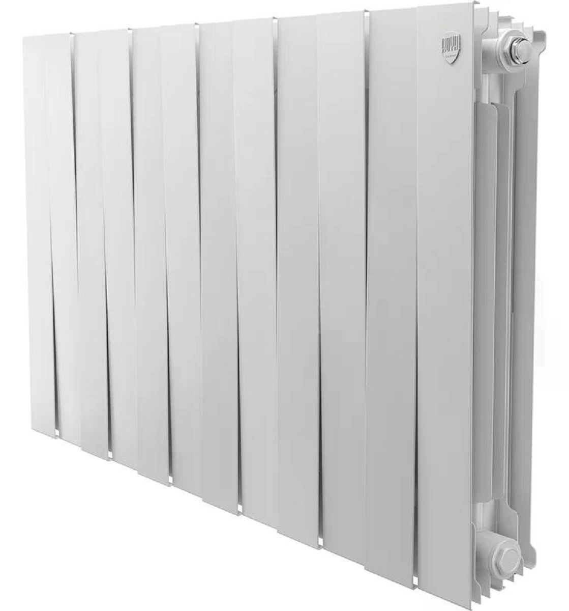 Радиатор отопления ROYAL THERMO PianoForte 500 - 12 секций биметалл Bianco Traffico НС-1682362