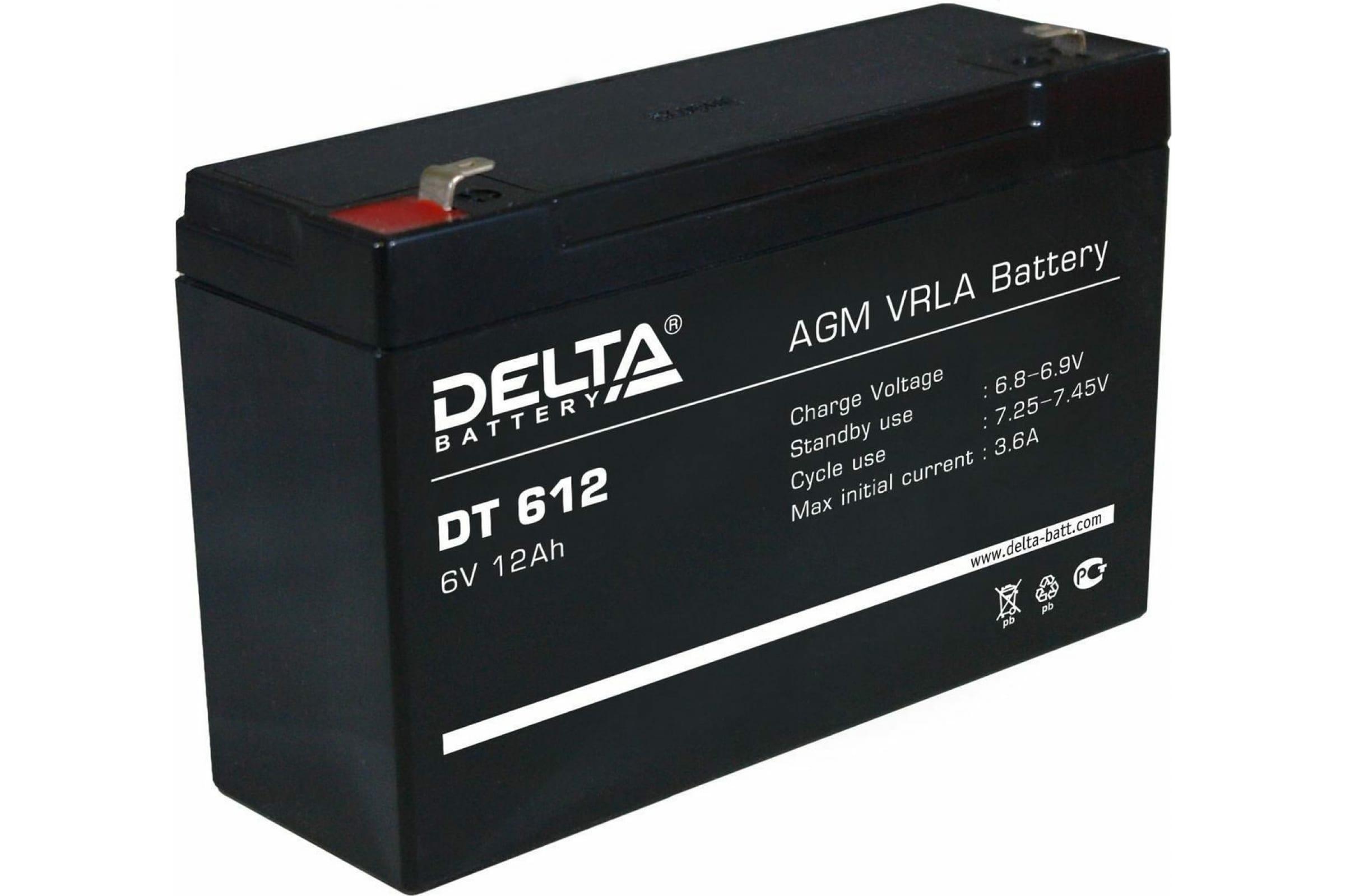 Аккумулятор Delta DT 612