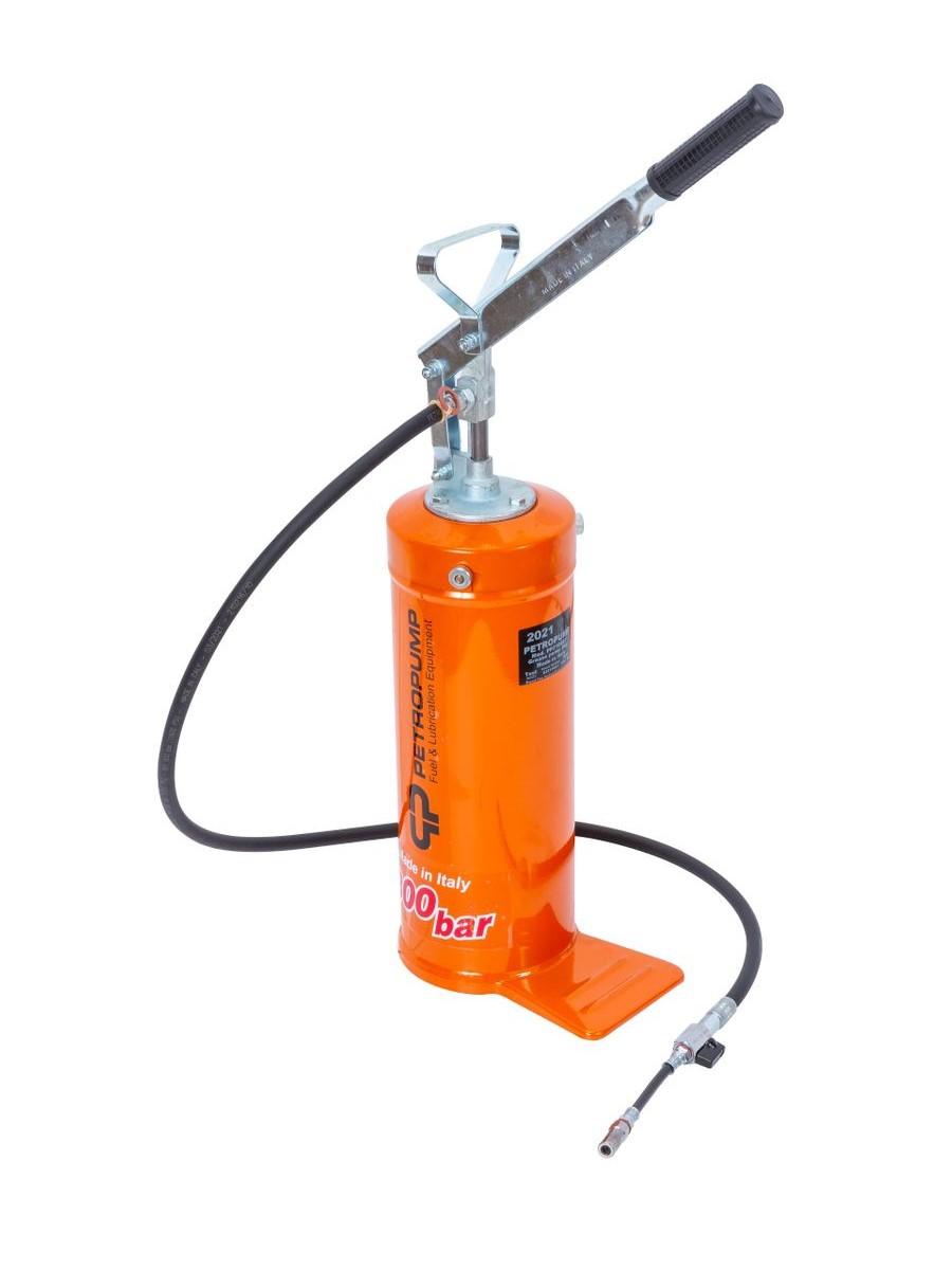 Нагнетатель смазки Petropump PP210007 ручной емкостью 8 кг, 300 бар, специальная версия