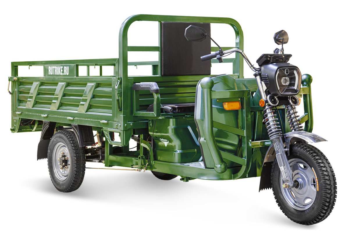 Трицикл грузовой RUTRIKE Титан NEXT 2000 60V1500W Темно-зеленый 2795 023965-2795