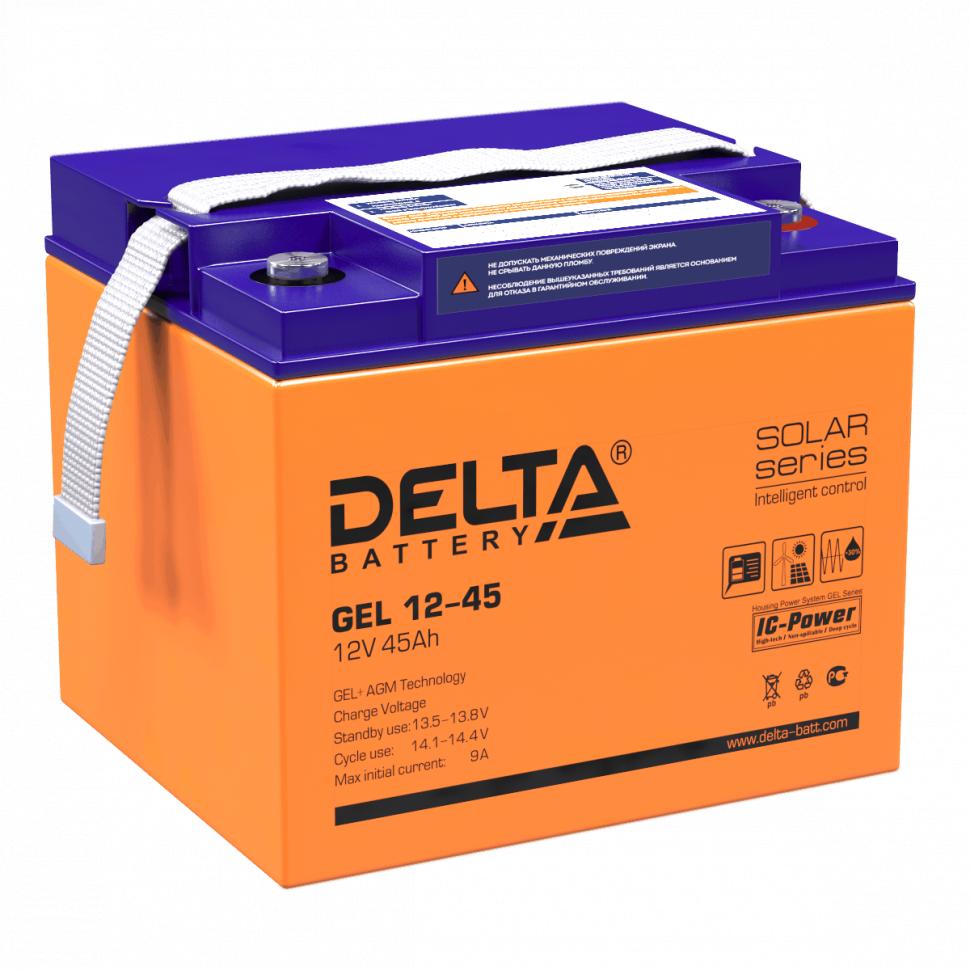 Аккумулятор Delta GEL 12-45 (AGM+GEL)