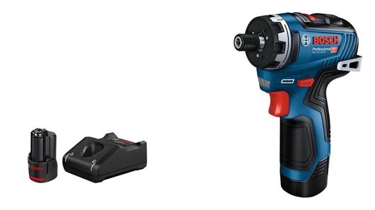 Дрель-шуруповерт аккумуляторная BOSCH GSR 12V-35 HX бесщеточная 06019J9101 2х3.0 Ач, Картон