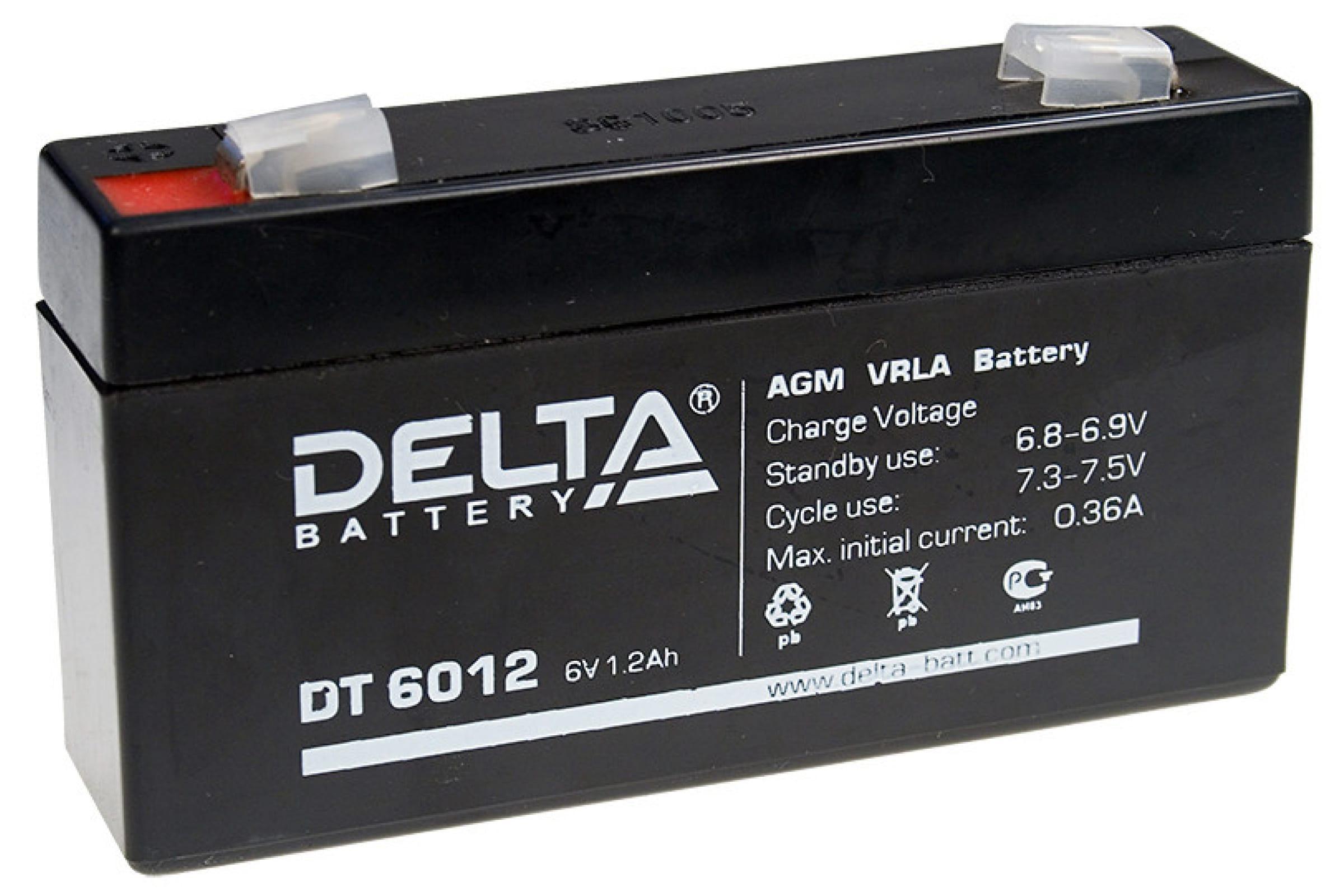 Аккумулятор Delta DT 6012