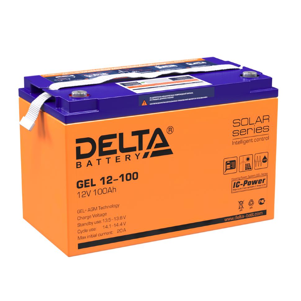 Аккумулятор Delta GEL 12-100 (AGM+GELl)
