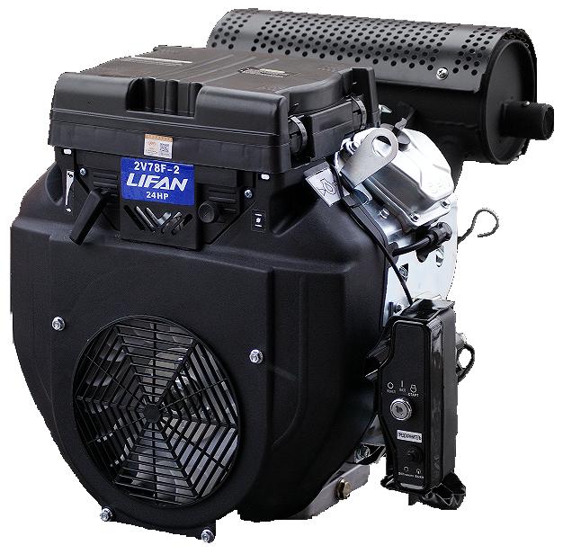 Бензиновый двигатель LIFAN 2V78F-2А 24,0 л.с. (вал 25 мм, 3А, электростартер) 2V78F-2А (3А)