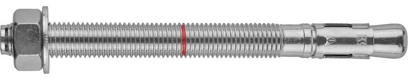 Анкер клиновой KRAFTOOL М12x220 оцинкованный, eta option 7, 25 шт. 302184-12-220
