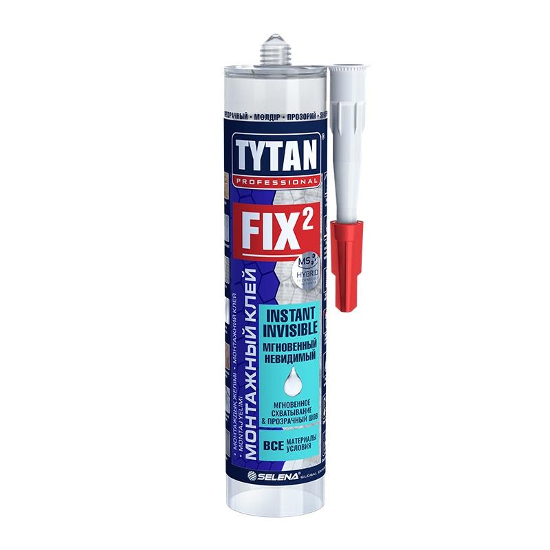 Клей монтажный TYTAN Fix2 Instant Invisible (290мл) тов-213066