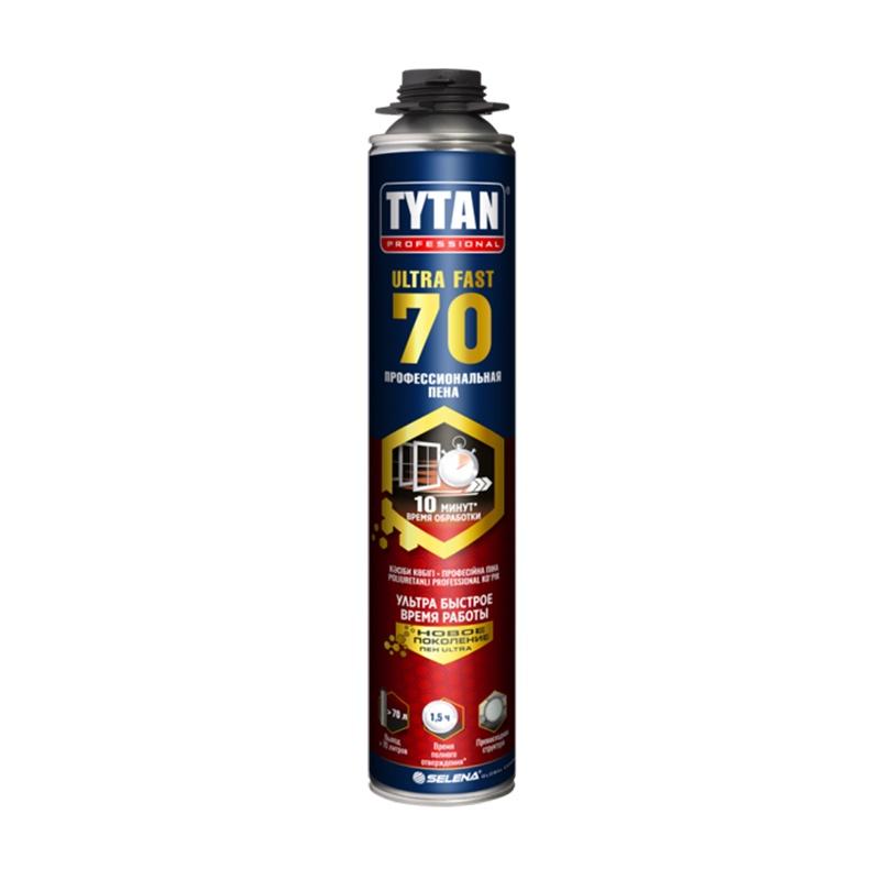 Пена монтажная TYTAN Ultra Fast 70 профессиональная (870мл) тов-203240