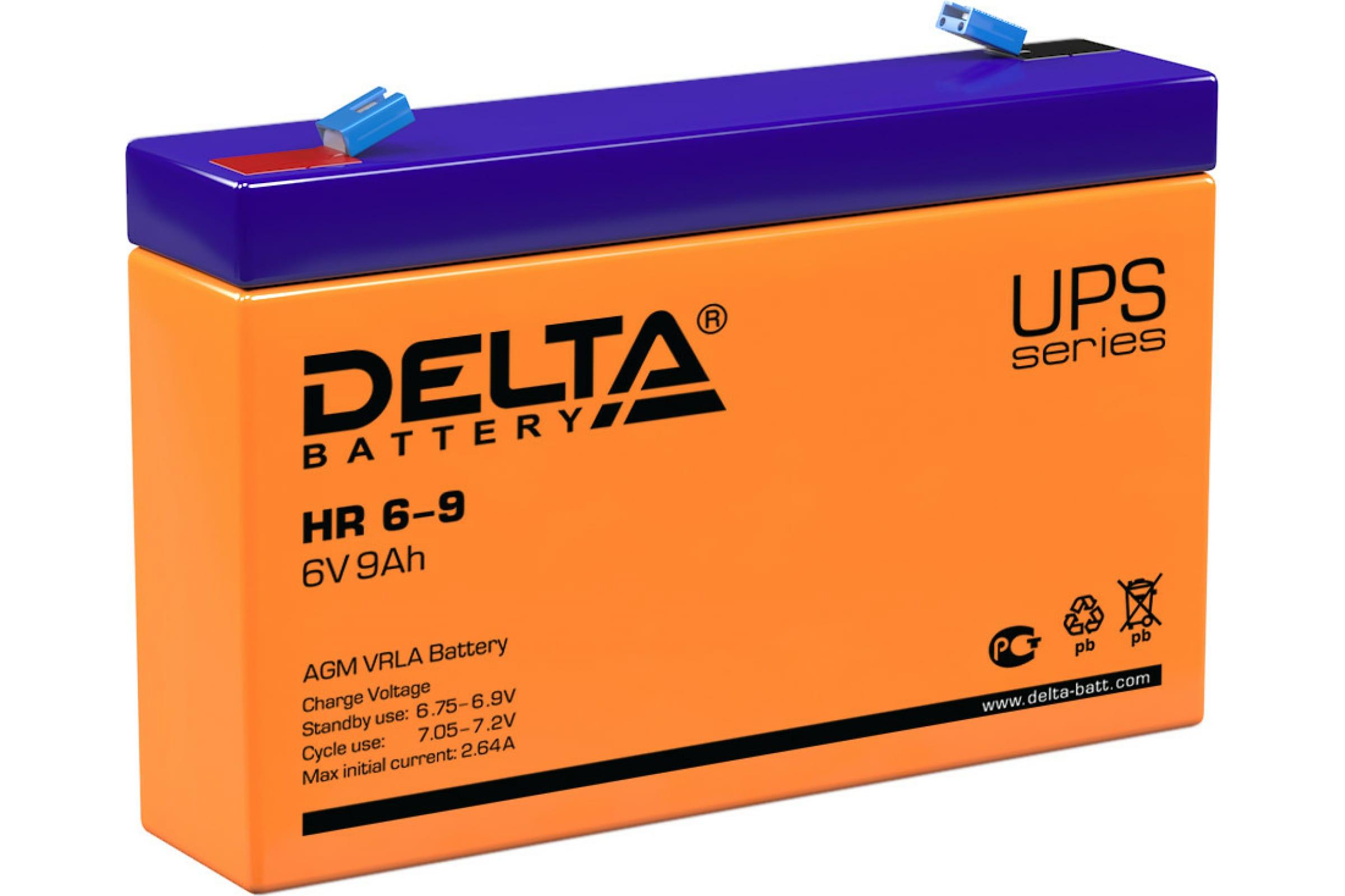 Аккумулятор Delta HR 6-9
