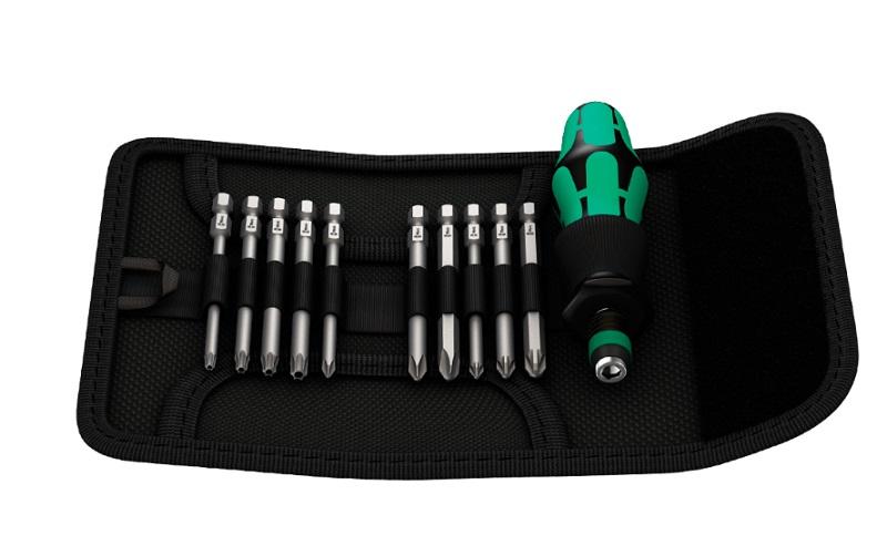 Отвертка с битами WERA Kraftform Kompakt 41 11 предметов WE-059299 WE-059299