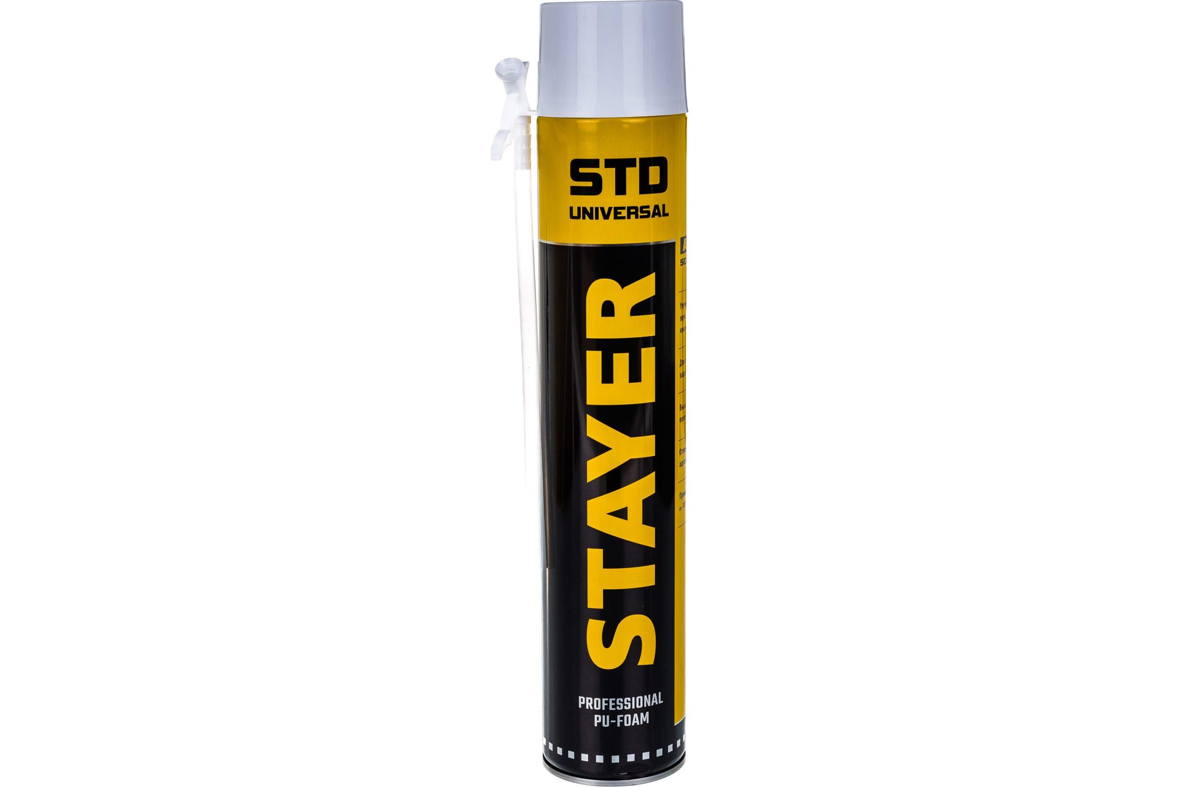 Пена монтажная STAYER STD стандарт, всесезонная (0,75 л.) 41133
